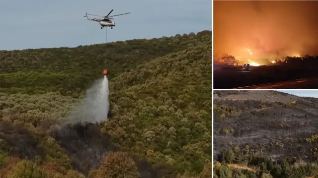 bursada orman yangini 14 saatte sonduruldu hknzLkrf